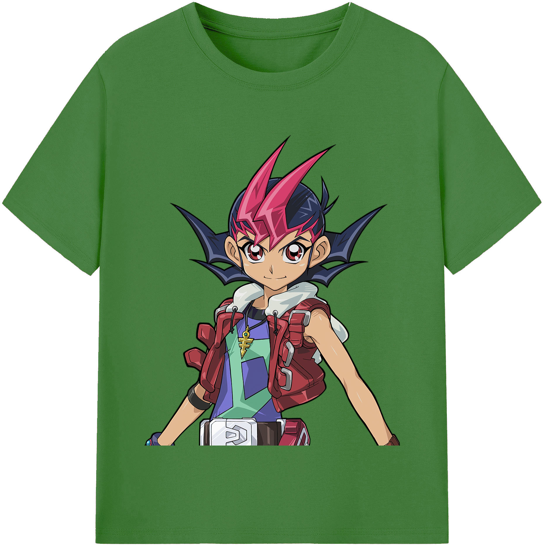 （画像用） 遊☆戯☆王 Yu-Gi-Oh! レディースカジュアルプリントTシャツ（綿100％）